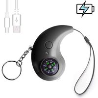 Gifts for Women Wife Child, Rechargeable Personal Alarm, 130 db Safesound Personal Security Alarms Keychain for Women with Bright LED Lights, Emergency Self Defense for Kids & Elderly