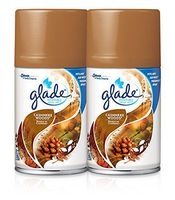 Glade Automatic Spray Refill - Cashmere Woods - Fits Both Glade & Air Wick Units - Net Wt. 6.2 OZ (175 g) Each - Pack of 2 Refills