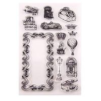 Lemoning Clear Stamps Transparent Stamp Silicone Seal DIY Clip Art Album Decoration 15×10Cm Office & Stationery