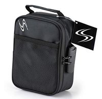 Smell Proof Bag with Combination Lock - Large Smell Proof Container - Smart Stash Smell Proof Case - Smell Proof Stash Box for Herbs Weed Grinder, Combo Locking Travel Storage Odor Proof Medicine Bag