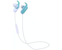 JVC HAEBT5A Bluetooth Exercise Headphones with Microphone (Blue)