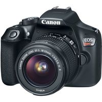 Canon EOS Rebel T6 Digital SLR Camera Kit with EF-S 18-55mm f/3.5-5.6 is II Lens, Built-in WiFi and NFC - Black (Renewed) 2 Year Warranty)