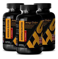 Weight Loss Supplements for Women Natural - Moringa OLEIFERA 4:1 Extract - Moringa Supplement - 3 Bottle 180 Capsules