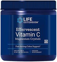 Life Extension Effervescent Vitamin C-Magnesium Crystals, 180 Grams