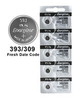 100X Energizer 393/309 Battery Silver Oxide Watch Button High-Drain 1.55V SR754W