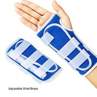 Wrist Support, Adjustable Wrist Brace Breathable Hand Brace Support Arm Band for Damage to the Carpal Tunnel, Firm Grip and Full Protection of the Hand Palm(02L)