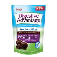 Digestive Support Probiotic Chocolate - Dark Chocolate Bites 6.8 oz, No added colors, artificial flavors or preservatives, Non GMO