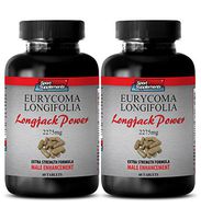 Malaysian Ginseng - Longjack Power Eurycoma Longifolia 2275mg - Increase Endurance (2 Bottles - 120 Tablets)