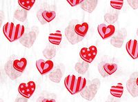 Red and Pink Heart Gift Wrapping Tissue Paper for Art DIY Crafts in Bulk # 445~10 Large Sheets Size 20" x 30"
