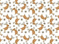 Reindeer Games Design Print Gift Grade Tissue Paper Sheets - 20” x 30” Package Amount (48)