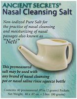 ANCIENT SECRETS NASAL CLEANSING POT SALT, 40 PKT
