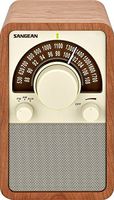 Sangean WR-15WL AM/FM Table Top Wooden Radio, Walnut
