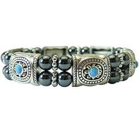 Magnetic Hematite Bracelet (Turquoise)