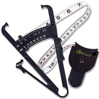 Care Touch Skinfold Body Fat Caliper Set, Measure Tape Included
