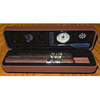 Csonka Accessorized Pocket Travel Cigar Humidor Case