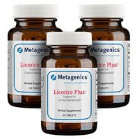 Metagenics Licorice Plus Support for Cortisol Metabolism 60 Tablets - 3-Pak