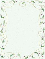 Just Print! Holly Bunch Letterhead, 80-pk