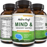 Natural Mind and Memory Supplement for Increased Mental Performance and Clarity Supports Brain Function Made with Pure Green Tea Extract DMAE Bitartrate and Vitamins 60 Capsules by Phytoral
