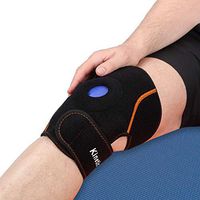 Kinetic Labs Knee Ice Pack Wrap – Reusable Hot/Cold Therapy Gel Pack – Injury Rehab, Sport Comfort, Promote Natural Movement – Elbow/Knee Strap Brace Support with Adjustable Compression Sleeve