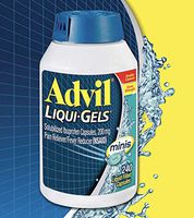 Advil Liqui-Gels Minis (240 Count) Pain Reliever/Fever Reducer Liquid Filled Capsule, 200mg Ibuprofen (240 Count)