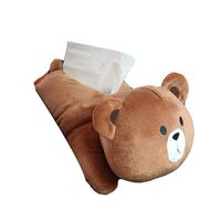 Creative Car Tissue Box Cute Cartoon Multifunction Tissue Organizer 1PC