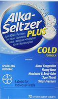 Alka-Seltzer Plus Cold - 72 Tablets