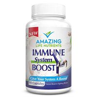 New Immune System Booster Made with All Natural Herbal Ingredients & Wholefoods Non GMO - Vegan and Vegetarian Friendly - Contains PAU D’arco Bark, Chaparral Leaf & Echinacea Angustifolia 60 Capsules