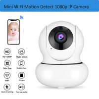 WIFI Wireless Security Camera, Indoor Surveillance Baby Monitor Camera, 1080P HD Pan/Tilt/Zoom, Two Way Audio, Night Vision Motion Detect, PTZ Camera for Baby/Elder/Pet/Nanny Monitor