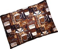 Caylee's Creations Microwavable Corn Filled Heating Pad and Cold Pack/Washable 100% Cotton Cover (7.5"Wx11"L, Coffee Please)