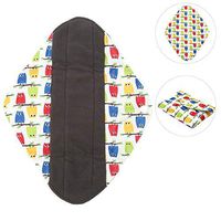 Sanitary Pad, Reusable & Washable Panty Sanitary Napkins Panty Liner Bamboo Charcoal Cloth, Light Incontinence Pads Mama Sanitary Menstrual Pad, Super-Absorbent, Soft & Comfortable