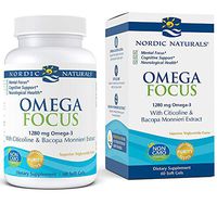 Nordic Naturals Omega Focus Cognitive Support - High Quality Omega-3s and Key Nutrients Help Optimize Neurological Health and Support Mental Focus*, 60 Count