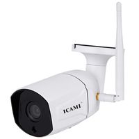 Outdoor Security Camera Wireless ICAMI 3 Megapixels HD Home Surveuillance System Waterproof Audio Night Vision with Motion Detect