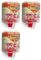 Moldex M6644 Extra-Soft Sparkplug Earplugs (250 per Dispenser) (Тhrее Расk)