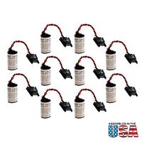10x 3V Lithium PLC Battery Replace 1769-L23-QBFC1B, 1769-L23E-QB1B, 1769-L23E-QBFC1B, 1769-L32E, 1769-L35E, 1747BA, 1769-BA, 1769-BA2, 41761, 41762, 41763, 41764, SLC5/01, SLC500, COMP109