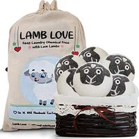 Wool Dryer XL 100% Organic New Zealand Sheep’s Wool Fabric Softener Balls, 6 Pack