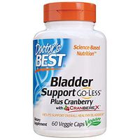 Doctor's Best Bladder Support Go-Less Plus Cranberry with Cranberex Capsules, 60Count