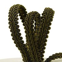 Olive Gimp Braid Trim 3/8" X 10 Yards