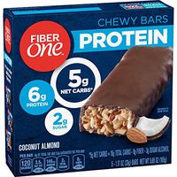 Fiber One Protein Bar, Coconut Almond Chewy Bars, 5 Count Fiber Bars,Pack of 6