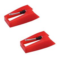 JOPOSTAR Diamond Replacement Stylus Needle for Record Turntable Player Pack of 2 (Needle)