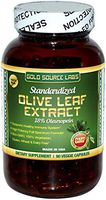 Organic Olive Leaf Extract Capsules - Pure Organic Olive Leaf Plus Standardized Oleuropein Extract, 90 Vegetarian Caps, 400 mg Maximum Strength Complex for Immune Health