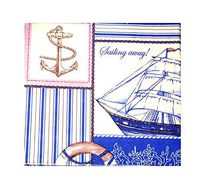 Creative Tableware Disposable Napkins for Party/Restaurant, Sailboat
