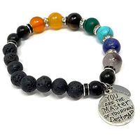 Karelia Creations Essential Oil Diffuser and Chakra Bracelet – Bonus Shungite for EMF Radiation Protection - Aromatherapy Using Volcanic Lava Stones - Healing, Anxiety, Focus, Energy, Protection