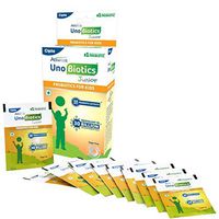 Cipla ActivKids Unobiotics Junior with 5X More Probiotic Activity-Helps Build Immunity & Refills Good Bacteria–Probiotics for Kids 10 Sachet Pack