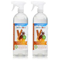 Natural Flower Power - All-Purpose Cleaner, Multi-Surface Cleaning Spray, Countertop Spray, Non-Toxic, No Harsh Fumes or Chemicals, Child and Pet Safe - 32 oz (Pack of 2), Citrus & Spice