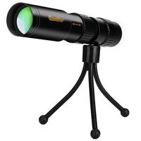 QANLIIY Monocular Telescope 10-300X32 Pocket-Size Mini HD Tripod Low Night Vision with BAK4 Prism, Adult&Kid -Coolest Highest Times Waterproof fogproof Portable Monocular Telescope