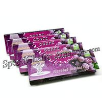 10 Packs 1 1/4 Grape Flavored Cigarette Rolling Paper 500 Papers 78×44MM
