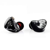 in-Ear Monitors, TRN IM2 2nd Generation Dual Drivers Hybrid HiFi Stereo Sport IEM Earphones/Earbuds/Headphones with Detachable Cable for iPhone, iPad, Android, Computer (Without MIC, Black)