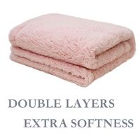 furrybaby Premium Fluffy Fleece Dog Blanket, Soft and Warm Pet Throw for Dogs & Cats (Small (2432"), Pink Blanket)