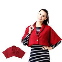 FITTOP Heating Pad Wrap with Fast Heating Function for Neck Shoulde-RED
