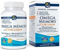Nordic Naturals Omega Memory Curcumin - Supports Optimal Brain Health, Cognitive Clarity, Memory Function, 60 Soft Gels
